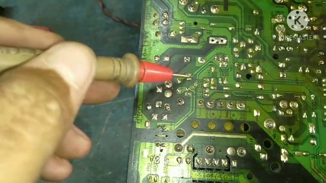 Samsung 15 inch CRT TV, power section low voltage problem,