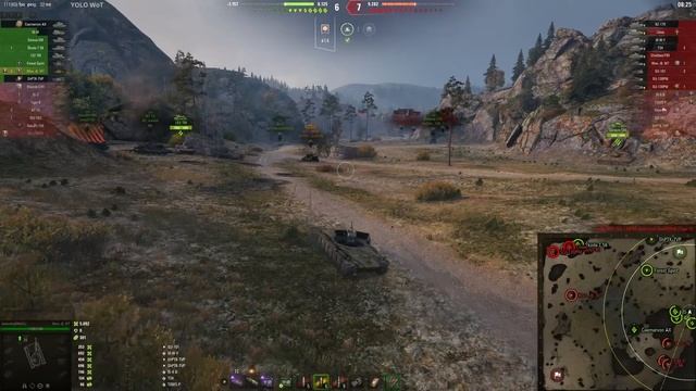 Мир танков. WOT. Бой на Rhm B WT и 7.9К урона
