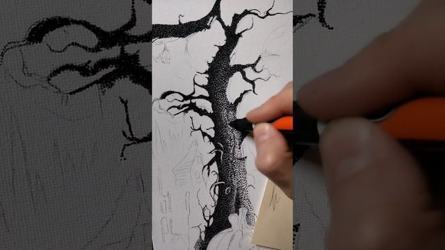 Страшные рисунки #шортс #учимсярисовать #интересное #арт #творчество