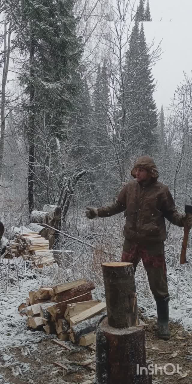 Часть 4 Жизнь в Тайге , баня, Григорий Лепс,глюкоза,колка дров на баню,