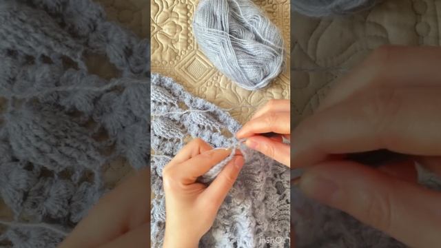 Блог о вязании аксессуаров ✨#процессы #палантин #crochet #релакс #вяжукрючком #вязанаямода