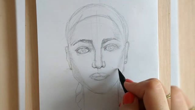 Нарисуем портрет карандашом