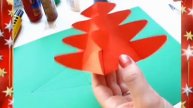 Проект "НОВЫЙ ГОД" - 3D Елка из Цветной Бумаги