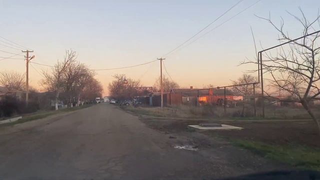 3 января 2023 год. Поездка в п.Приазовский.