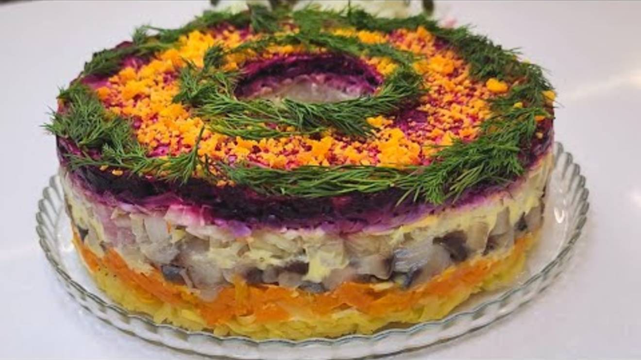 КОРОЛЕВСКИЙ САЛАТ🔥ГОСТИ В ШОКЕ ИЗ ЧЕГО ЖЕ ОН А ВКУСНЫЙ КАКОЙ! ПОКОРЯЕТ ВСЕХ КТО ПРОБОВАЛ!