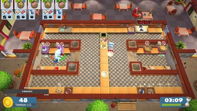 Жоска готовим в Overcooked 2