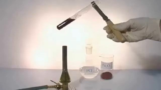 Взаємодія хлоридної кислоти з оксидом иеталу