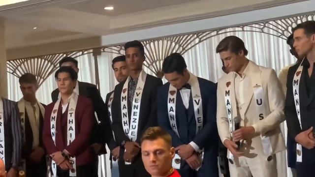 Direk Romm Burlat interviews with candidates of Manhunt International Male Super Model 2022 at Okad