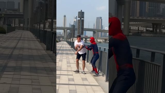 Spiderman saved him