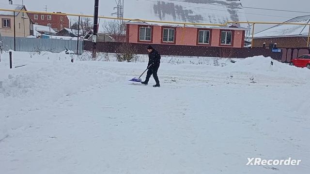уборка снега ❄☃️🎄