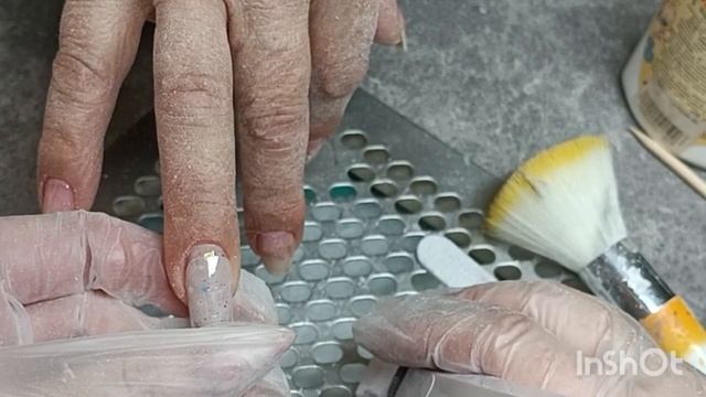 Как ставить верхнюю форму если она не подходи встык к кутикуле коррекция новый авторский гель!