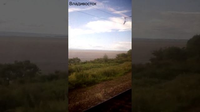 Виды Владивостока с автобуса и с окна поезда снято 31.08.2018г