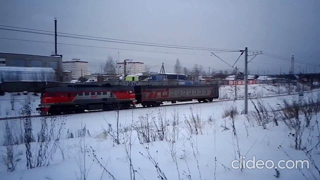 2ТЭ116У....Машка, Ласточка, ЭП1. Петрозаводск.