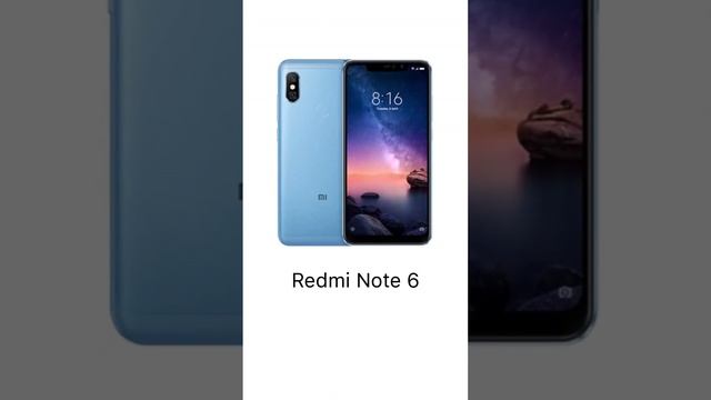 Эволюция смартфонов Redmi Note #shorts #android #redminote8pro