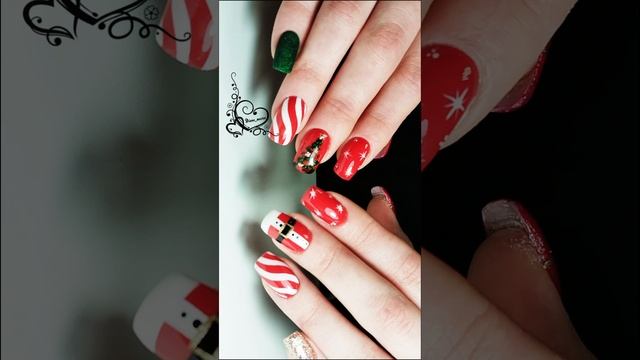 Самый Новогодний маникюр 🎄❄