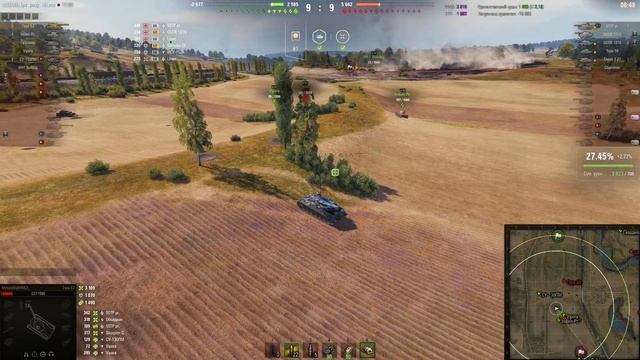 Хороший бой на Type 63, на карте со случайными событиями. Прохоровка.