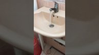 Leaky wash basin waste pipe connector