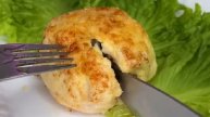 Куриные шарики с начинкой...🍗😋 Рецепт в описании ✍️