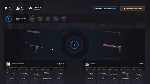 I Pulled 3 COBALT SKULLS! | KeyDrop Case Opening