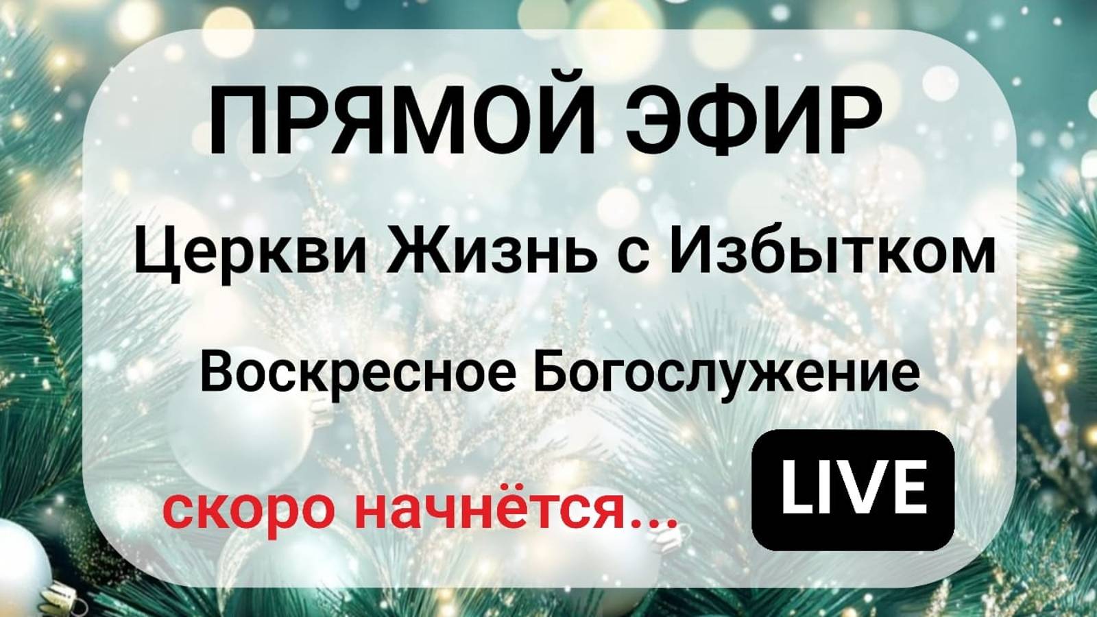 Проповедь. 22.12.24.     16.00.