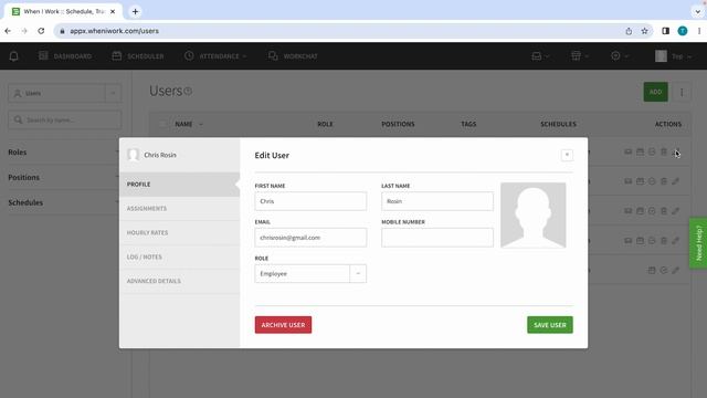 When I Work - How to view employee ID of users | TopBizGuides