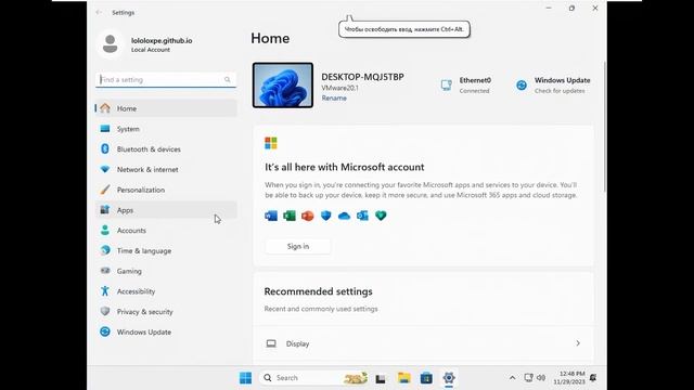Обзор Tiny11 - говносборка Windows 11.