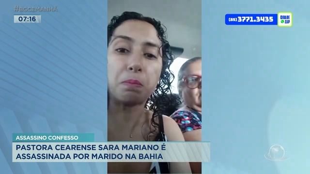 Pastora cearense Sara Mariano é assassinada por marido na Bahia