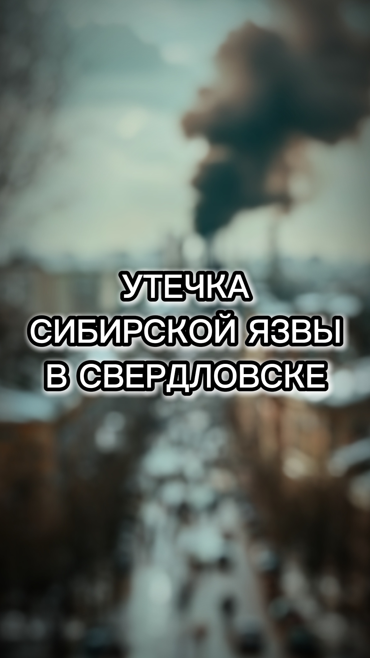 Утечка сибирской язвы в Свердловске