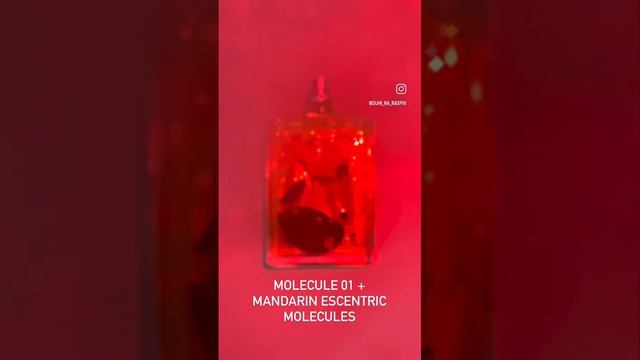 Molecule 01 + Mandarin Escentric Molecules - аромат праздника!