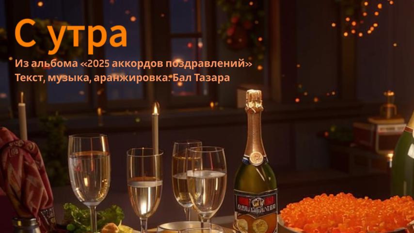 С утра (слова В.О. Пелевина)