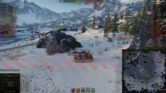 Мир танков.WOT. Бой на французкой арте Bat.-Châtillon 155 58 и 5.4 К урона