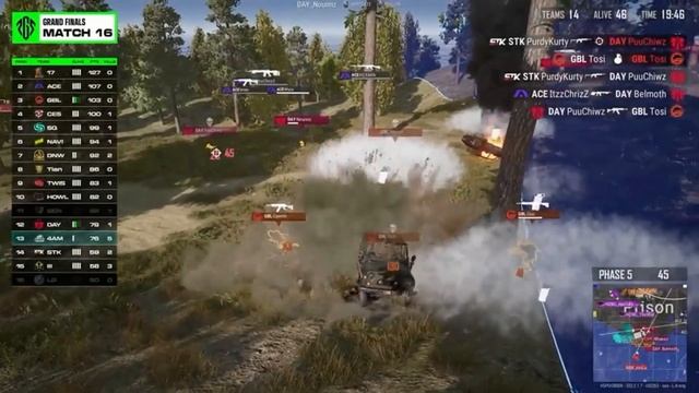 HIGHLIGHT PUBG Global Series 1 Grand Finals Day 3 MATCH 16