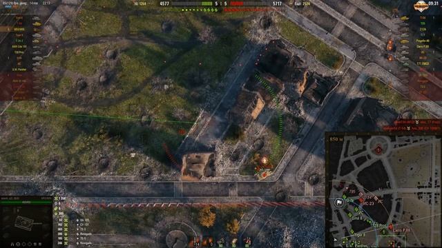 Мир танков. WOT. Бой на арте 9-го ур M53M55. Завалил 8 танков