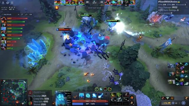 ⭐Storm Spirit 15+ Kills! Mid Highlights 7.35b - Dota 2 Top MMR