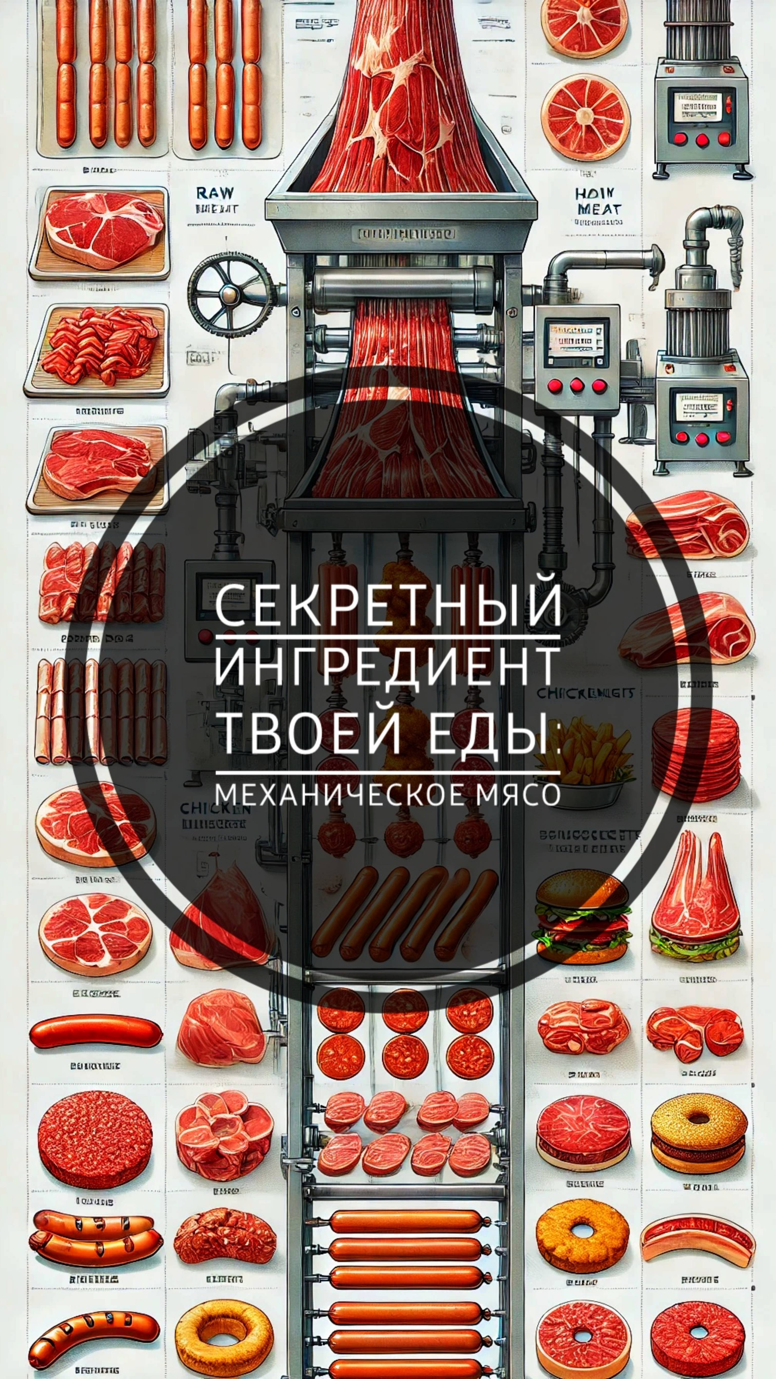 Секретный ингредиент твоей еды: механическое мясо 

#мясомеханическойобвалки #чтотыешь