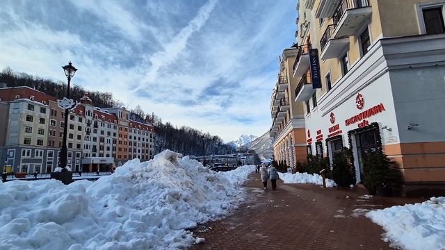 Роза Хутор. Навалило снега ❄️