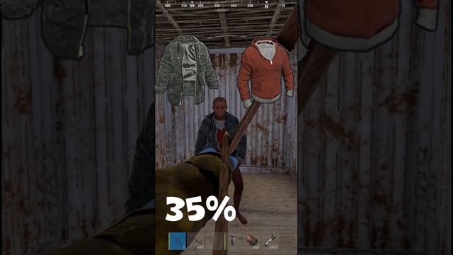 Сколько урона с ЛУК в тела в игре РАСТ #rust #раст #шортс #shorts