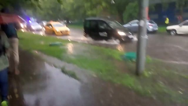 Дождь в Москве 14.07.2017г.