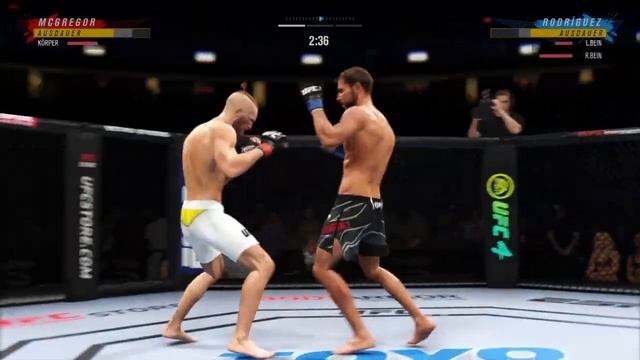 UFC4 Fight Mc Gregor VS Rodriguez