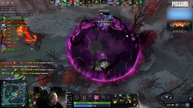 НС смотрит игру  Xtreme Gaming vs Team Falcons | Elite League | Гранд-финал