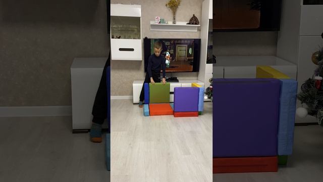 Перестраиваем Кресло прямое в Диван аттракцион из конструктора Магматик