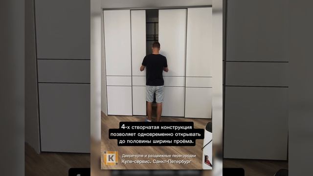 Двери-купе для гардеробной Купе-сервис. Санкт-Петербург