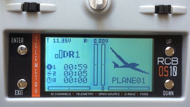 Avionic RCB OS-10 (pre launch main menu settings)