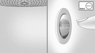 Hansgrohe технология Select - интуитивное переключение струи