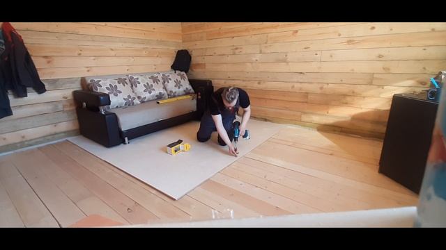 Выравнивание деревянных полов фанерой