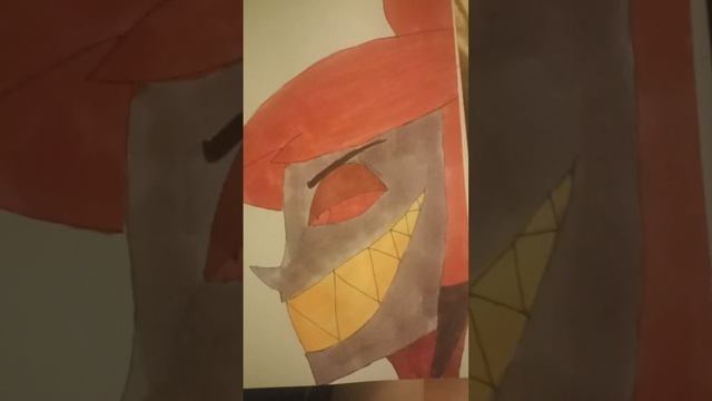 Рисую Аластора из отеля хазбин