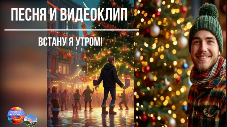 Новогодняя песня и видеоклип Встану я утром!