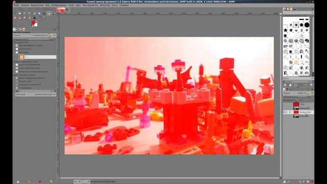 Создание анаглифного 3D фото