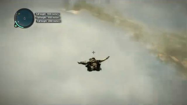 Just Cause 2 - High Basejump Survived WITHOUT A PARACHUTE!!!