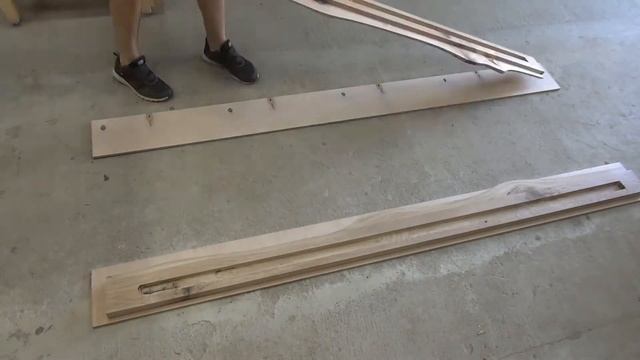 DIY LOFT style mirror from oak